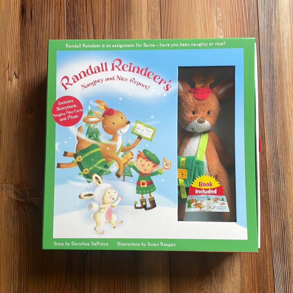Reindeer Book and Plush